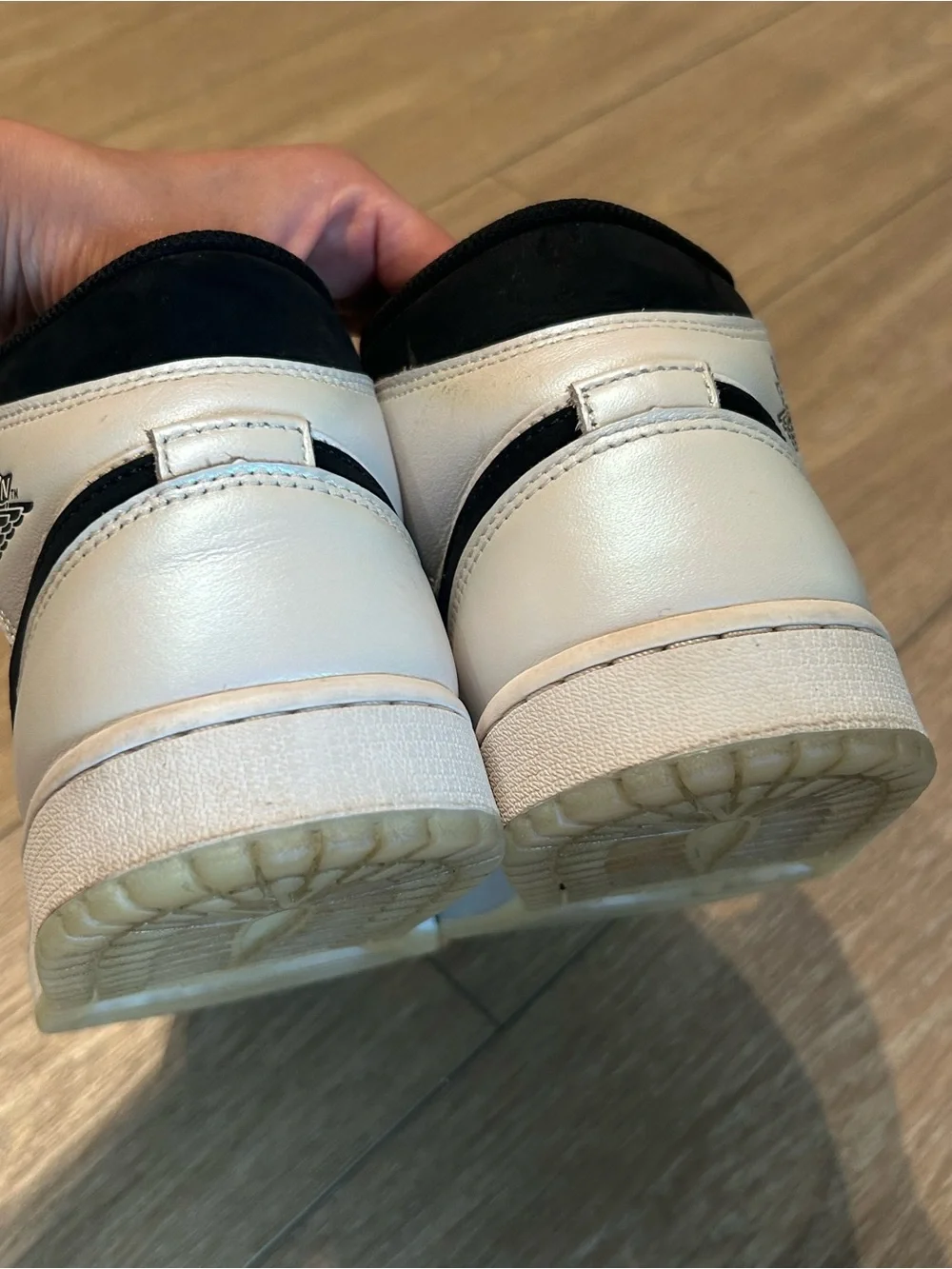 Nike Black and White Mid-Top Sneakers